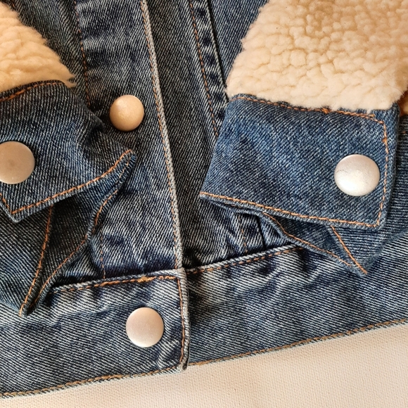 Bluenotes Classic Fit Sherpa Denim Jacket - Picture 4 of 8